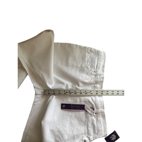 Gloria Vanderbilt, White, Amanda, Classic Fit, Tapered Leg Jeans, Size 12S - Picture 4 of 7